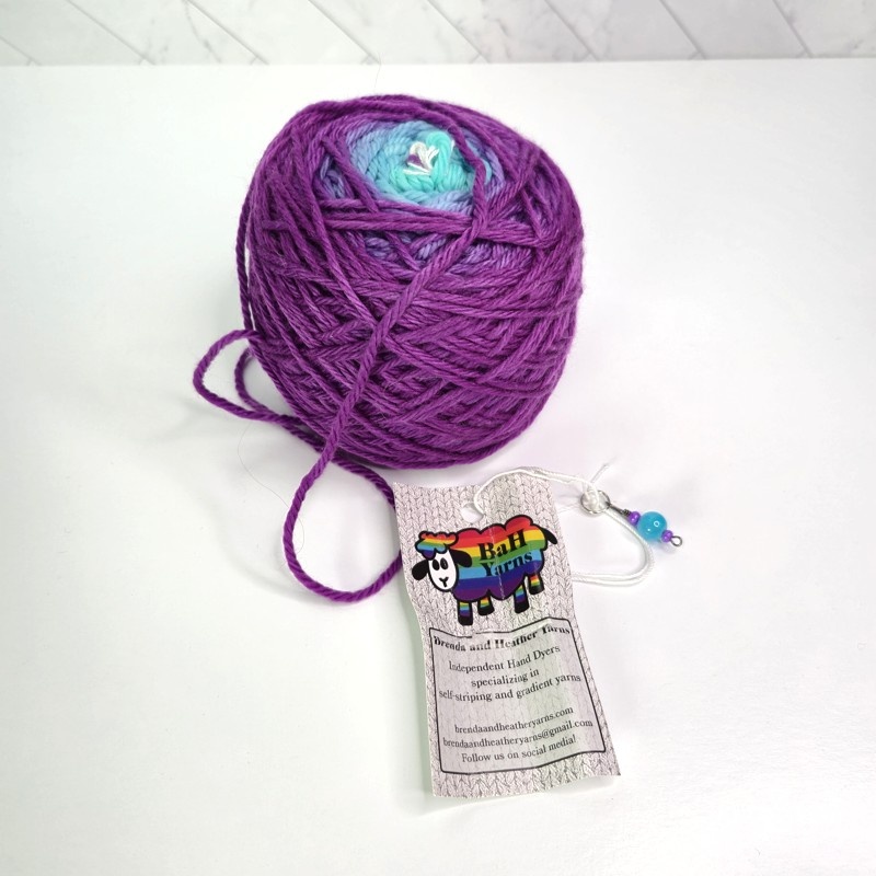 Brenda And Heather Yarns Yeti Locks in Sub-Zero - Image 2
