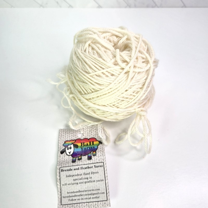 Brenda And Heather Yarns Yeti Locks in Snow White - Image 1