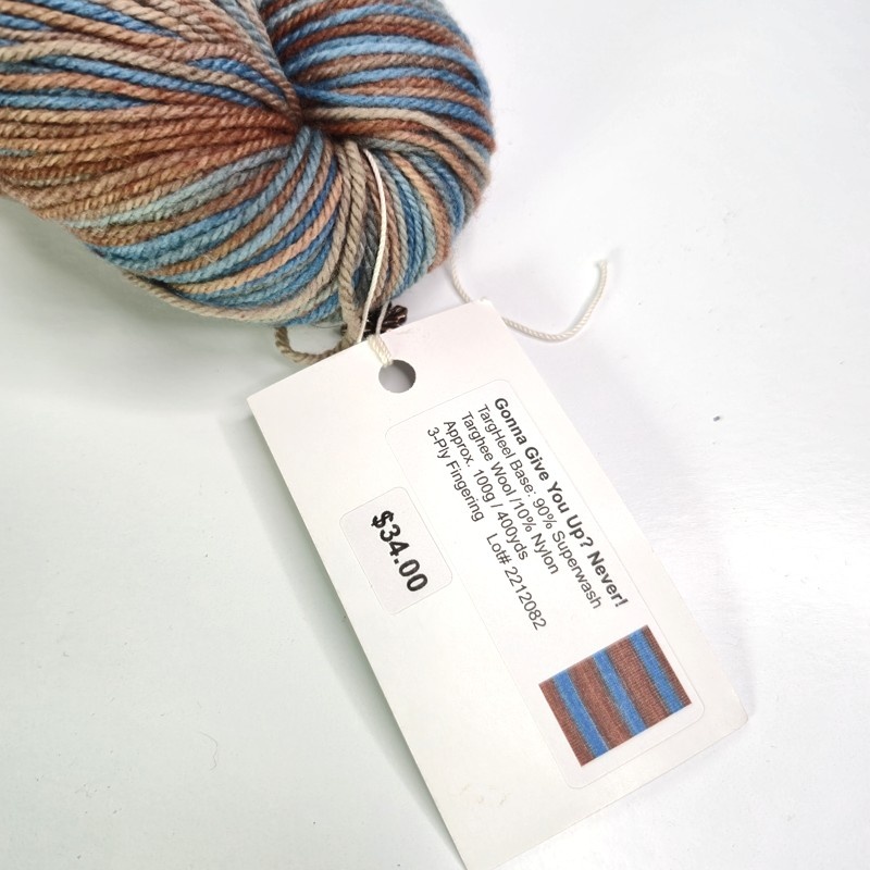 Brenda And Heather Yarns TargHeel in Gonna Give You Up? Never! - Image 2