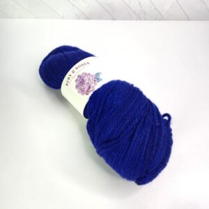Ruby And Roses Rustic Rose Aran in Glowing Indigo - Image 1