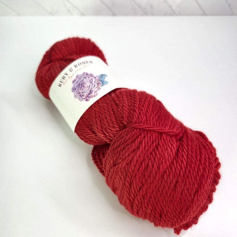 Ruby And Roses Rustic Rose Aran in Canna - Image 1