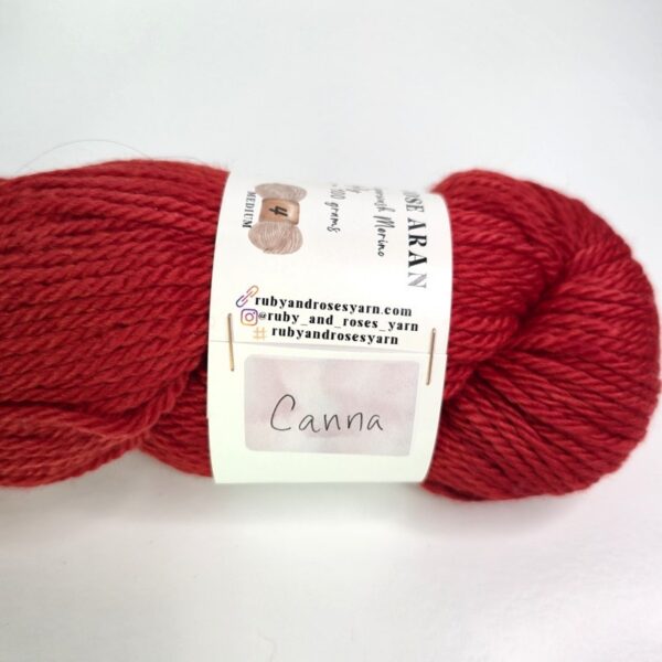 Image of Ruby And Roses Rustic Rose Aran in Canna