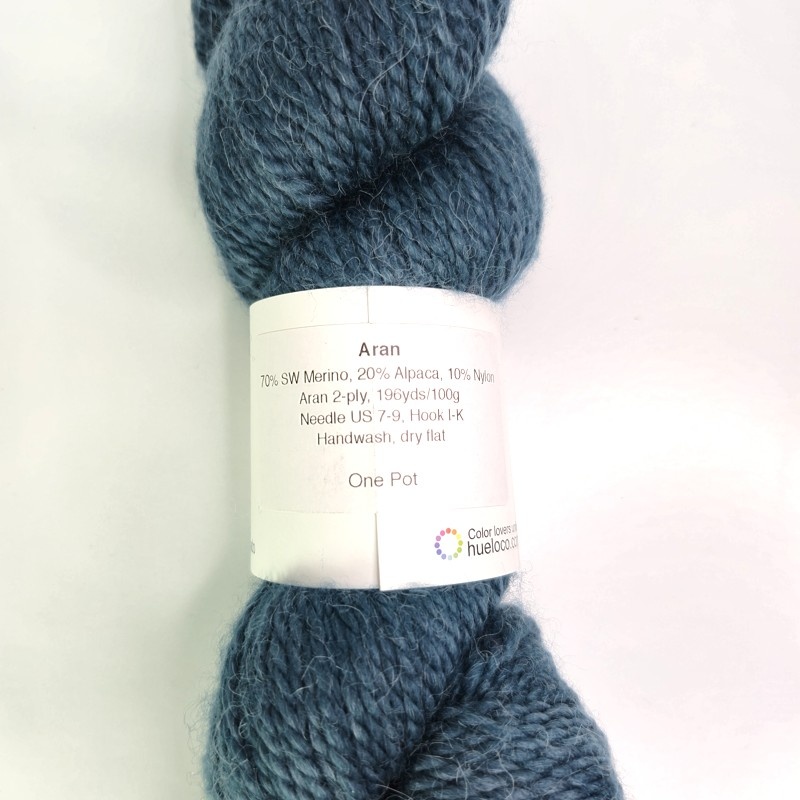 Hue Loco Aran in OOAK One Pot: Dark Teal - Image 2