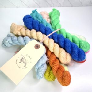 Hello Stella Fibres Merino Fingering Mini Set of 12 in Brights - Image 1