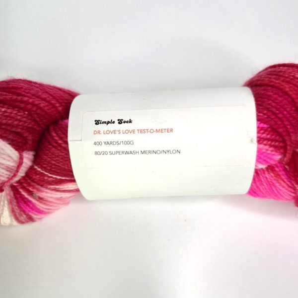 Image of The Lemonade Shop Simple Sock in Dr. Love's Love Test O-Meter