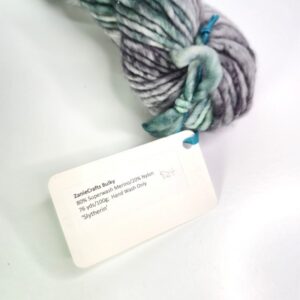 ZanieCrafts Handmade Fiber Creations Single Ply Bulky in Slytherin - Image 2