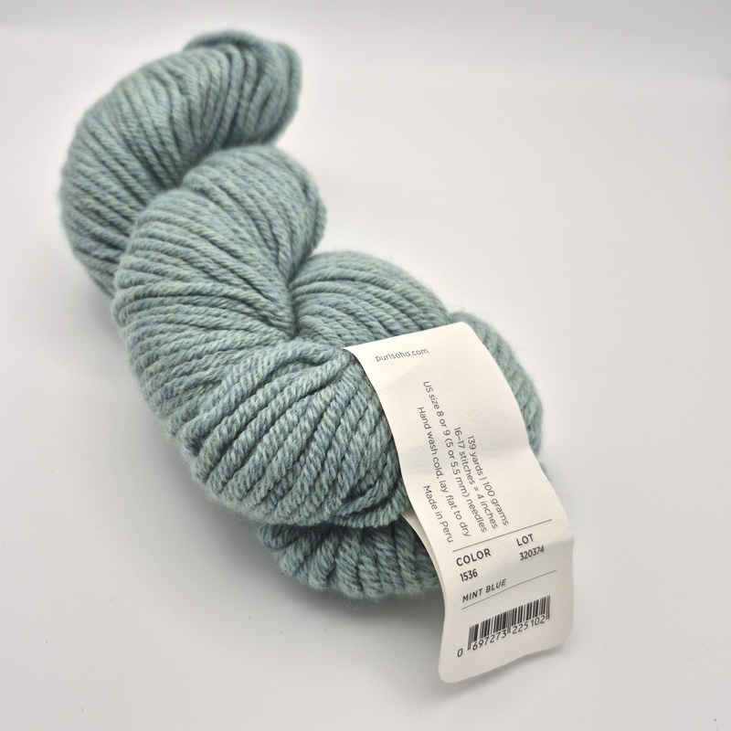 Purl Soho Plenty in 1536 Mint Blue